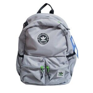 adidas Originals Backpack  Trefoil 3 Grey Padded Back Laptop Pocket